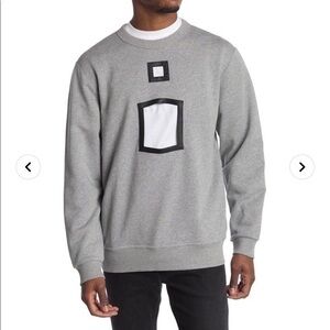 BURBERRY Gray Cutout Sweatshirt